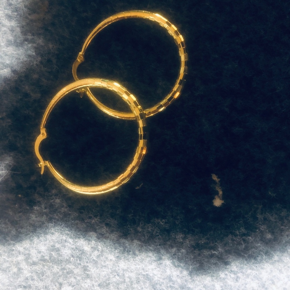18K gold filled earrings
